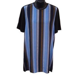 Diane von Furstenberg Striped Silk Shift Dress- Sz. 0